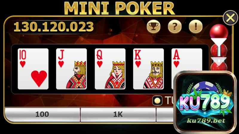 Ku789 Hướng Dẫn cách thức chơi mini poker dễ dàng